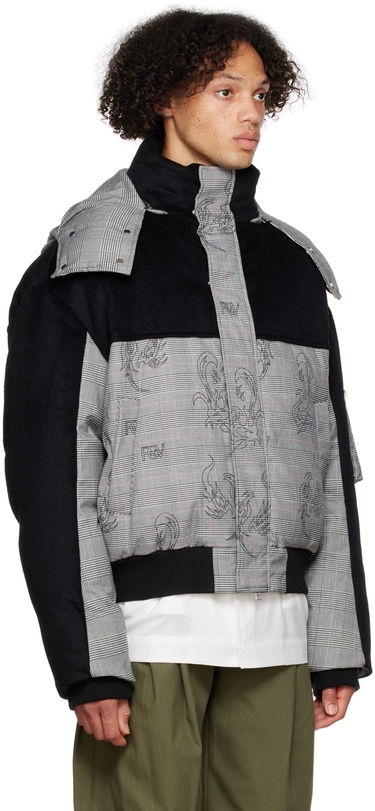 Pufferjacka Feng Chen Wang Feng Chen Wang Houndstooth Down Jacket Flerfärgad | FUF14JK08, 1