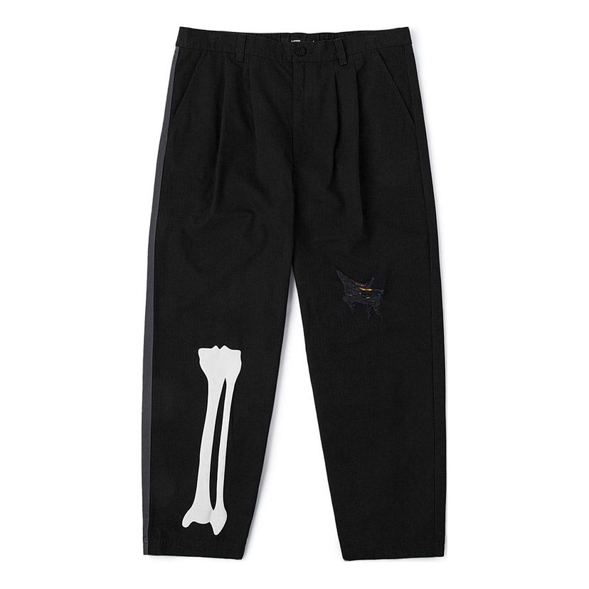 Cargo byxor Vans Artist Collection Woven Trousers Svart | VN000JHKBLK