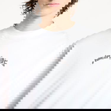 T-shirt Palm Angels Curved Logo T-Shirt Vit | PMAA002S25JER0010310, 2