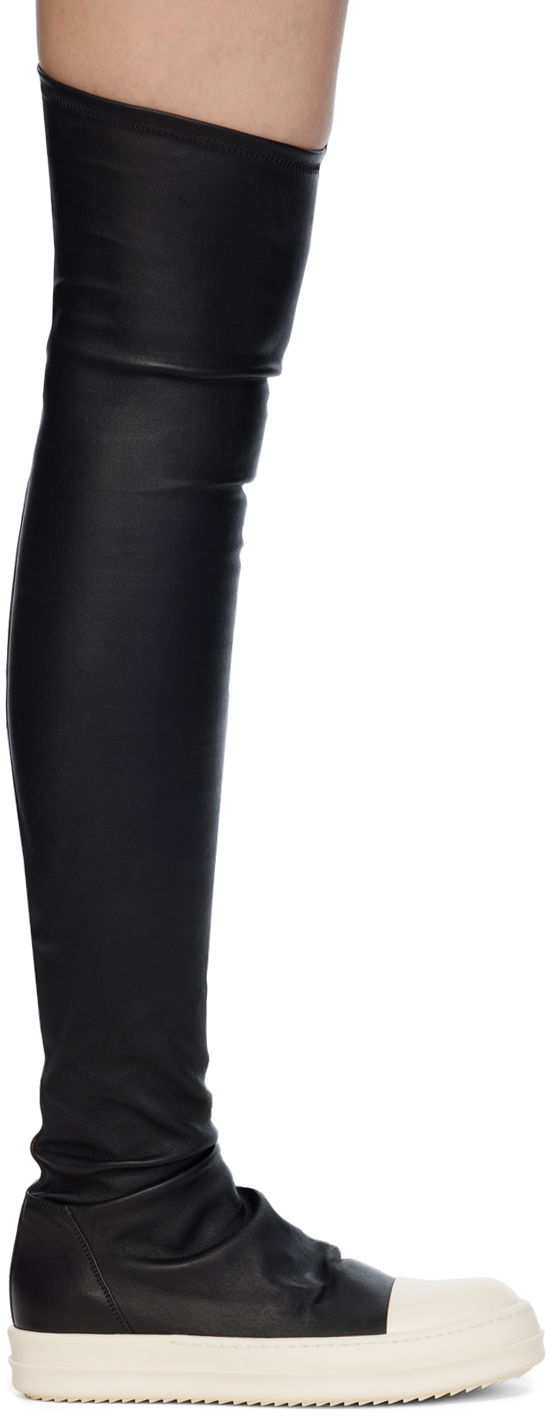 Sneakers och skor Rick Owens Stocking Boots "Black" Svart | RP01D2893 LS