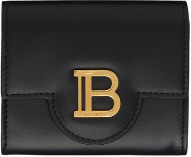 Plånbok Balmain B-Buzz Leather Wallet Svart | CN1NN216LAVE, 0