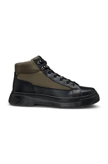 Sneakers och skor BOSS Hiking-Style Boots Grön | 50548694, 1