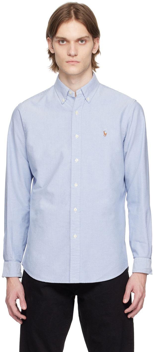 Skjorta Polo by Ralph Lauren Ralph Lauren Iconic Oxford Shirt Blå | 710548535002
