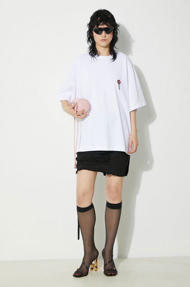 T-shirt Fiorucci Fiorucci Lollipop Patch Boxy T-Shirt Vit | M01FPTSH103CJ01WH03, 1
