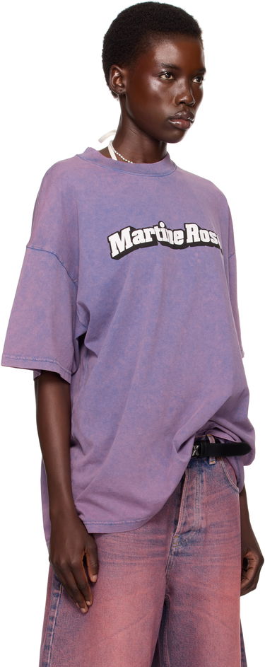 T-shirt Martine Rose Martine Rose Oversized Short Sleeve T-Shirt Purpur | 621JE03115, 1