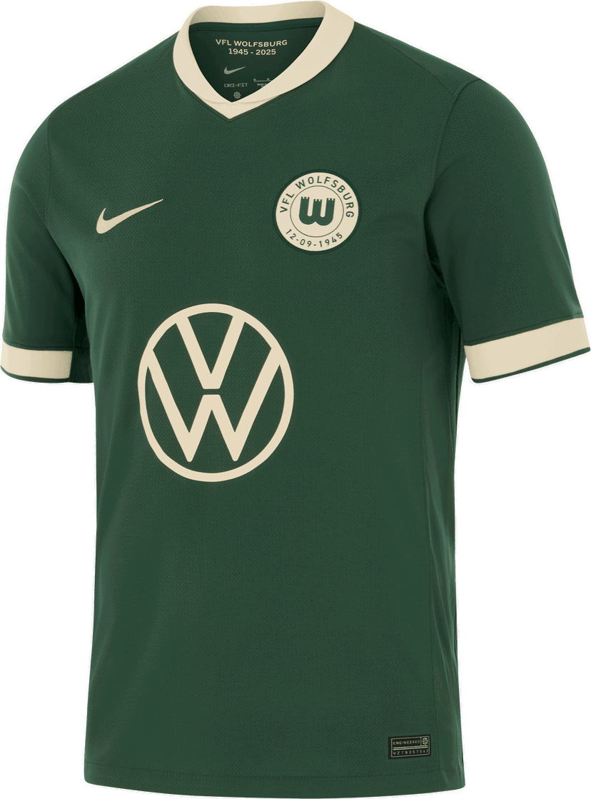 Jersey Nike VfL Wolfsburg Dri-FIT Stadium 3rd Jersey 2025/26 Grön | hv0939-302