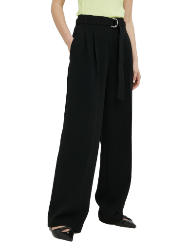 Byxor BOSS High Waist Pants Svart | 50479405