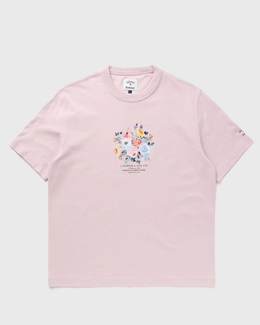 T-shirt Barbour Noah Floral Graphic Tee Rosa | MTS1447PI12