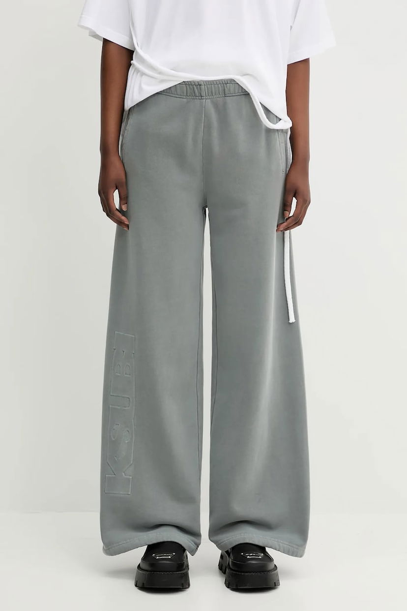 Träningsbyxor Ksubi KSUBI Sott Origin Wide-Leg Sweatpants Grå | WSP25PA003