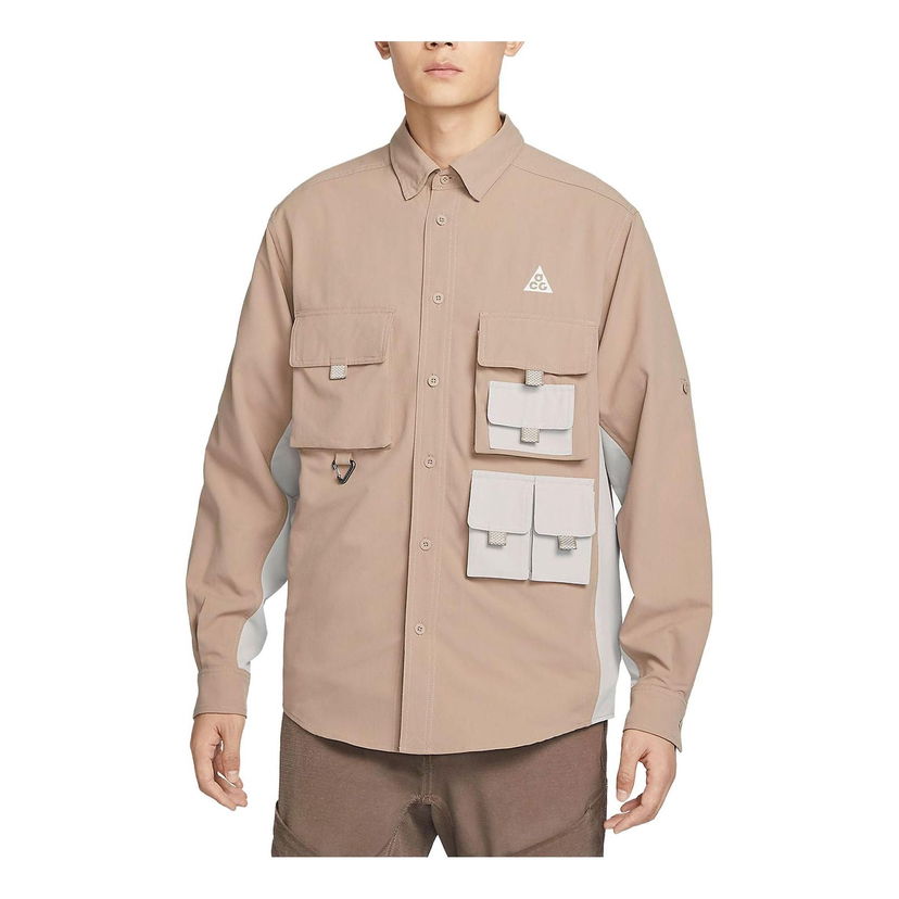 Skjorta Nike ACG ACG Devastation Trail Utility Shirt Beige | DN3937-248