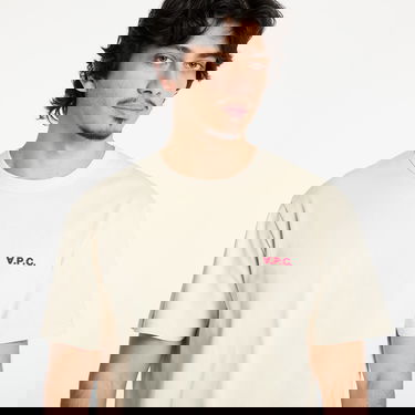 T-shirt A.P.C. A.P.C. Boxy Petit VPC T-Shirt Beige | COHBQ-H26391 BLG, 1