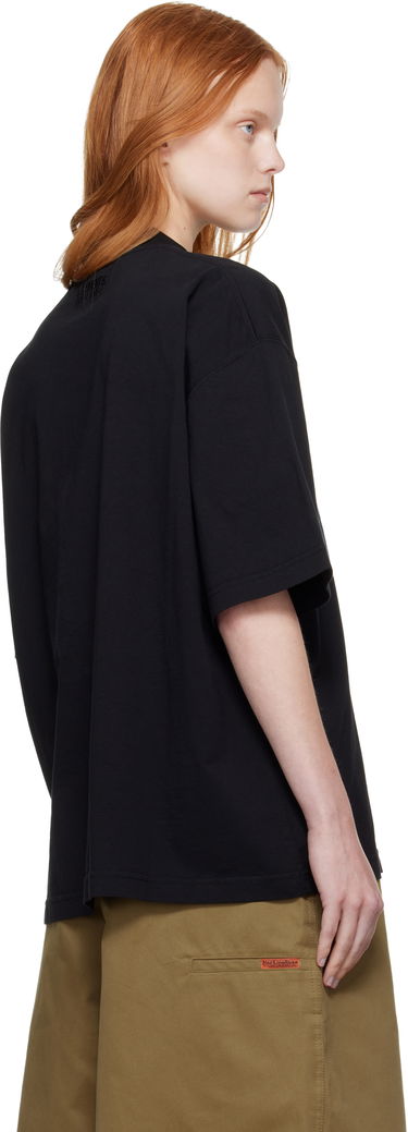 T-shirt VETEMENTS VETEMENTS 'Night In Paris' Oversized T-Shirt Svart | UH76TR410B, 2