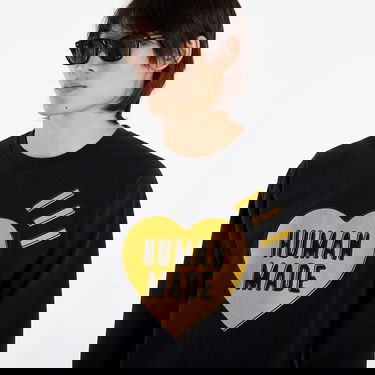 T-shirt Human Made HUMAN MADE Graphic Long Sleeve T-Shirt Svart | HM30CS044BK, 1