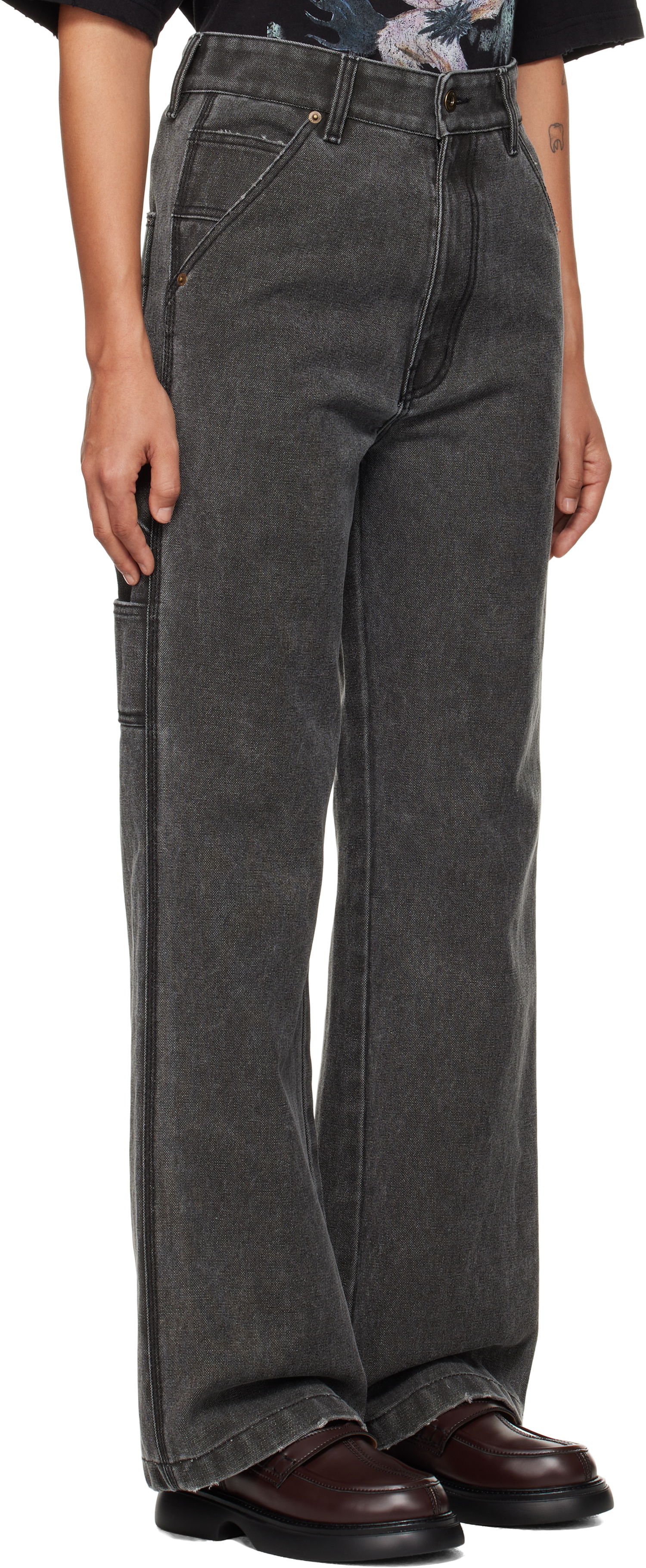 Jeans We11done We11done Carpenter Jeans Grå | WD-PT3-24-265-W-BK, 1