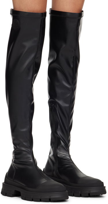 Kläder Moncler Moncler Hevea High Tall Boots Svart | J209B4G00060M4369, 3