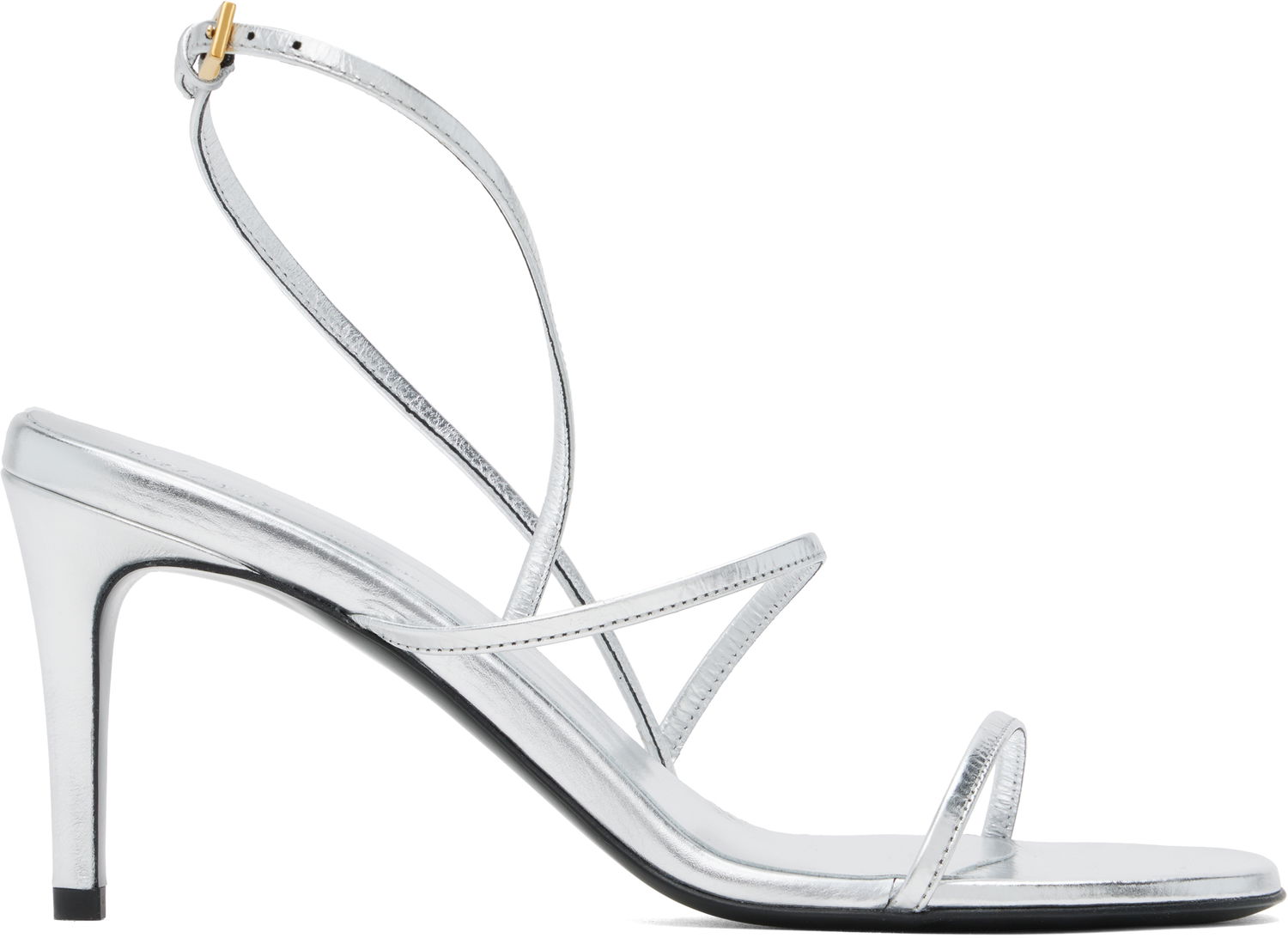 Sneakers och skor Khaite Loop Heeled Sandals Metallisk | F3075-772, 0