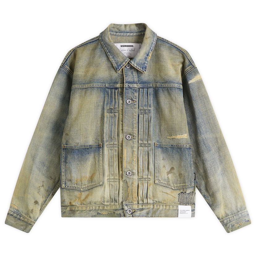 Jacka Neighborhood Neighborhood Savage Type-1 Denim Jacket Blå | 251XBNH-JKM01-IND