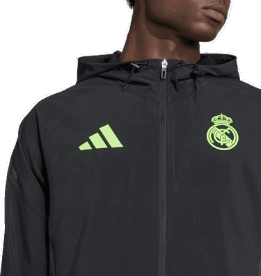 Jacka adidas Performance Real Madrid Tiro 25 Pro Vis Tech Travel Jacket Svart | JV5324, 3