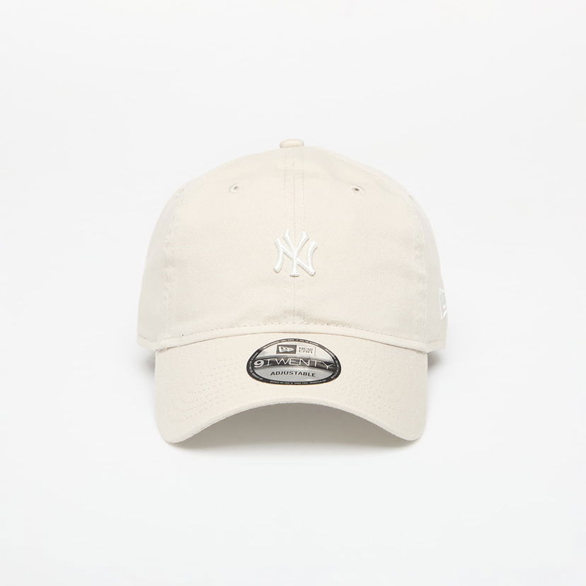 Keps New Era New York Yankees Mini Logo Washed 9TWENTY Adjustable Cap Beige | 60667599