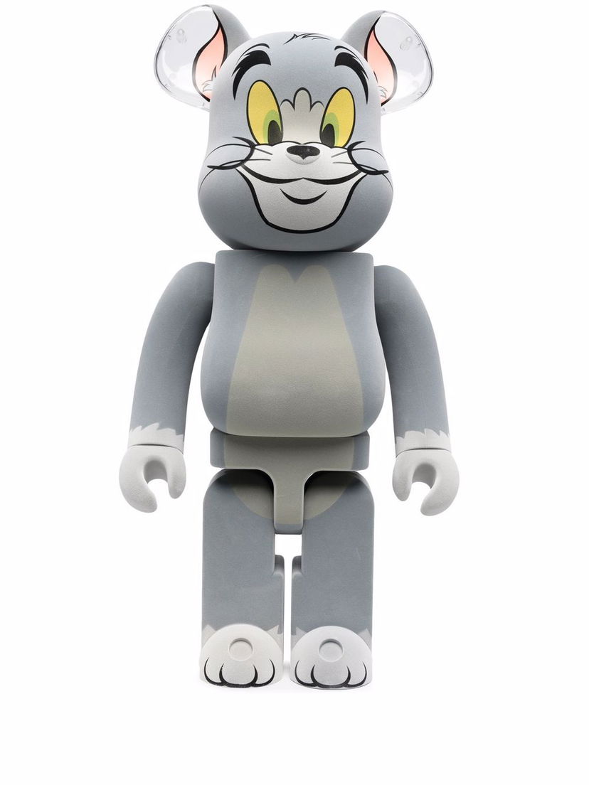 Samlarobjekt Medicom Toy Tom flocked Be@rbrick toy - Grey Grå | 1000TOM17855334