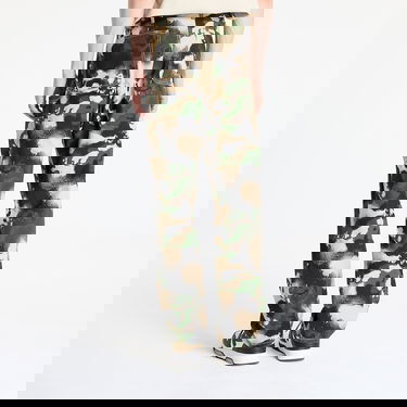 Cargo byxor BAPE A BATHING APE Map Camo Relaxed Fit Work Pants Flerfärgad | 001PTL301001MGRN, 4