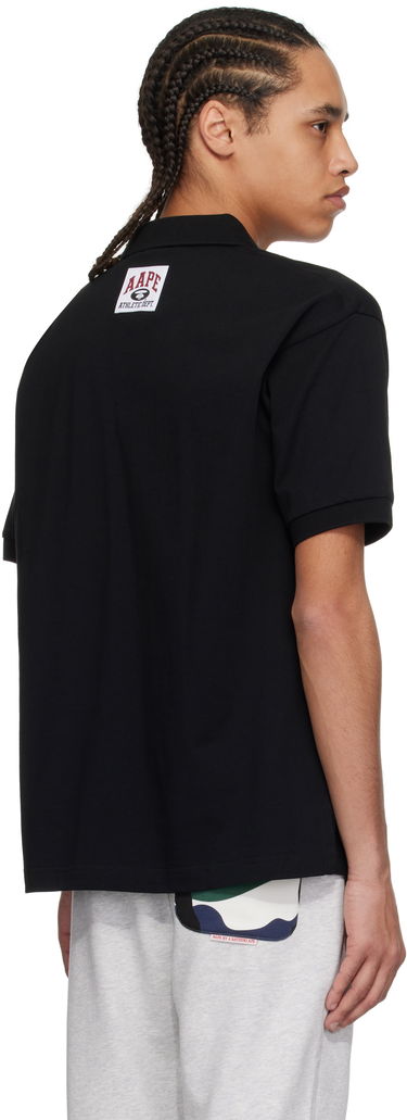 Polotröja AAPE by A Bathing Ape AAPE by A Bathing Ape Main Polo Svart | AAPPOM1662XXNBKX, 2