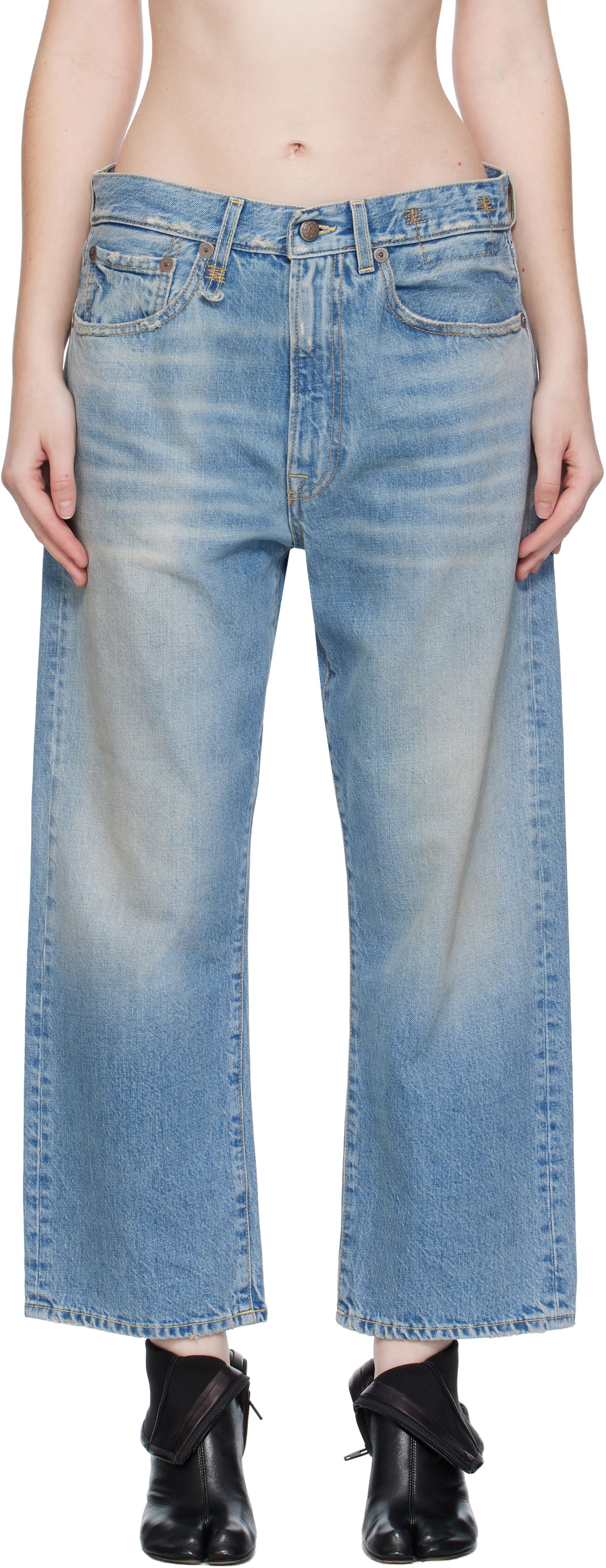 Jeans R13 R13 X-BF Jeans Blå | R13WD211-D343B, 0