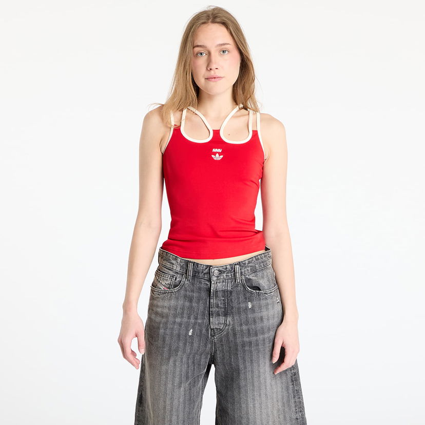 Linne adidas Originals adidas x Avavav Strap Tank Top Röd | JP4856