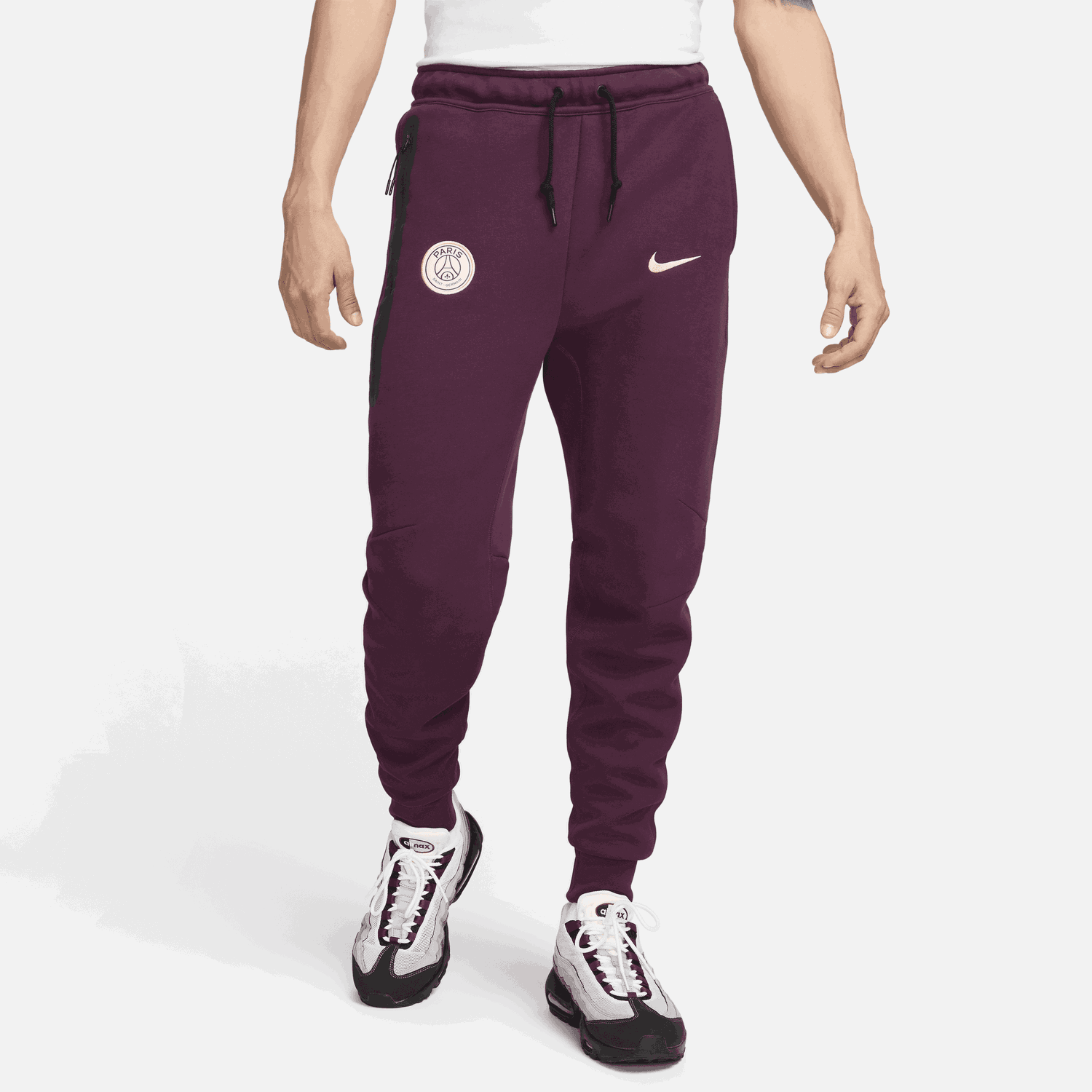 Träningsbyxor Nike Paris Saint-Germain Tech Fleece Bourgogne | FN8490-610, 1