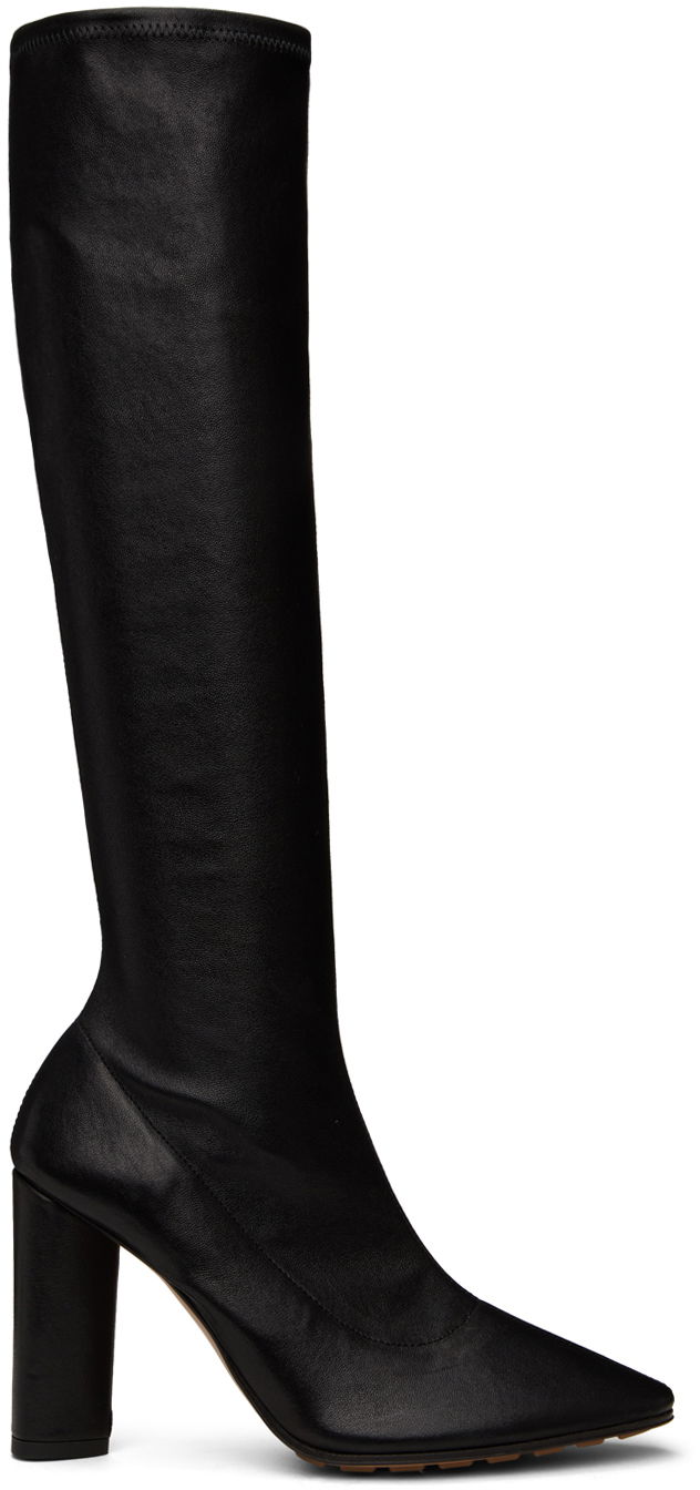 Sneakers och skor Bottega Veneta Bottega Veneta Pointed Stretch Boots Svart | 775452 VBP40
