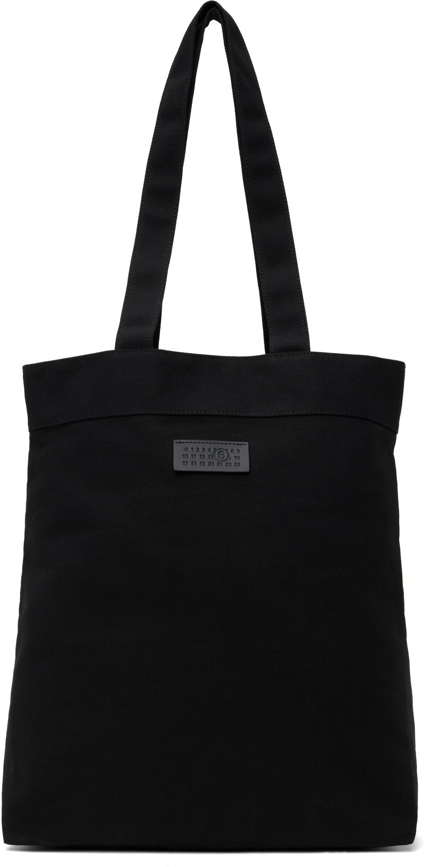 Tygpåse Maison Margiela MM6 Maison Margiela Reversix Canvas Tote Bag Svart | SB6WC0020 P8331