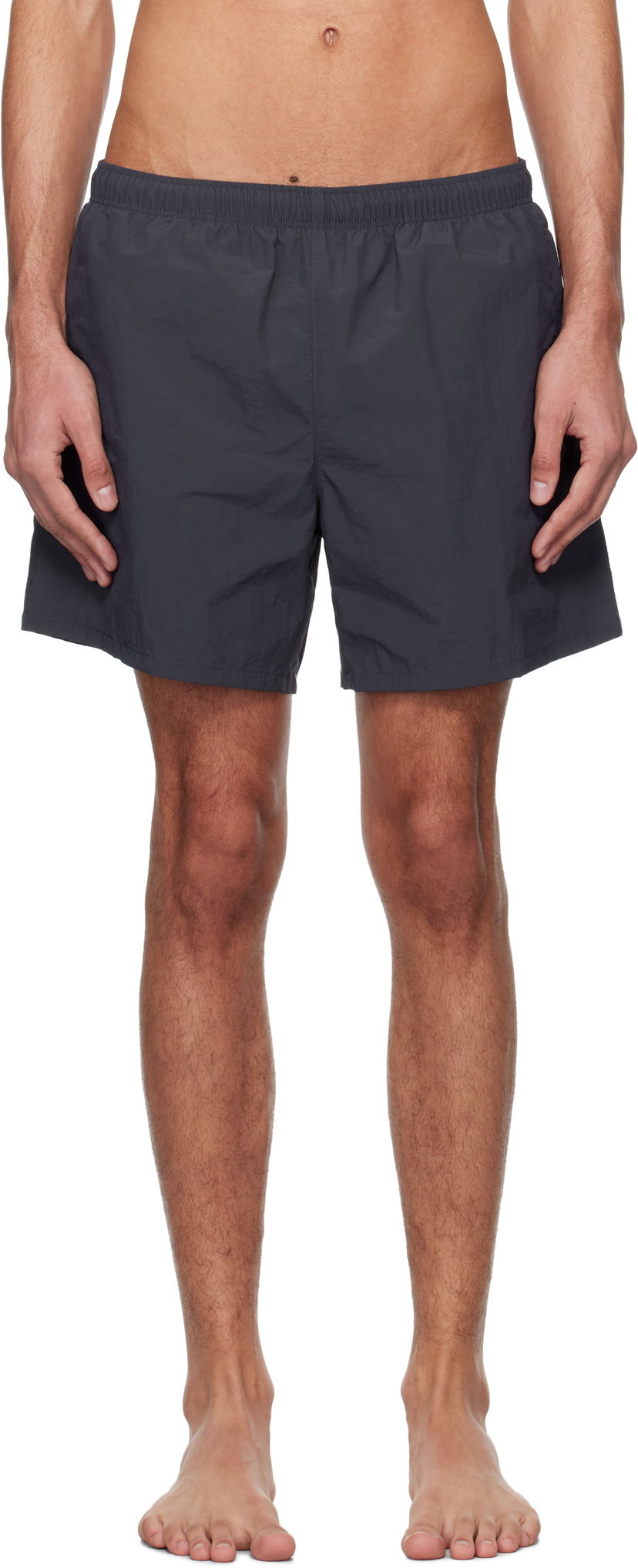 Badkläder OUR LEGACY Our Legacy Drape Tech Swim Shorts Grå | M2254DD