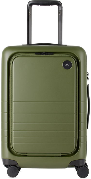 Resväska Monos Carry-On Pro Plus Suitcase Grön | Z2P-OG, 3
