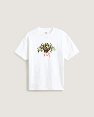 T-shirt Vans Goofy Ghoul T-Shirt Vit | VN000PDYWHT, 0