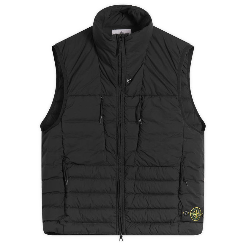 Väst Stone Island Seamless Tunnel Nylon Down-TC Light Vest, Size Large Svart | K2S15G100004-V0029