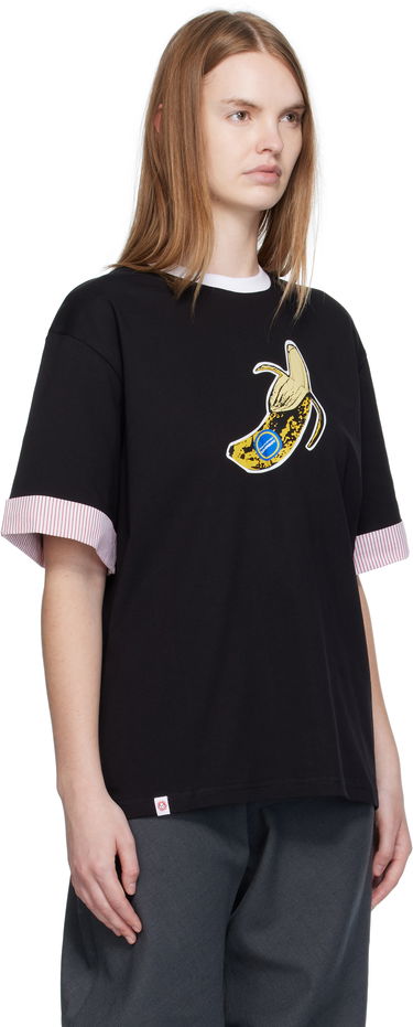 T-shirt Charles Jeffrey Loverboy Charles Jeffrey LOVERBOY Turn Up Graphic T-Shirt Svart | 52080501, 1