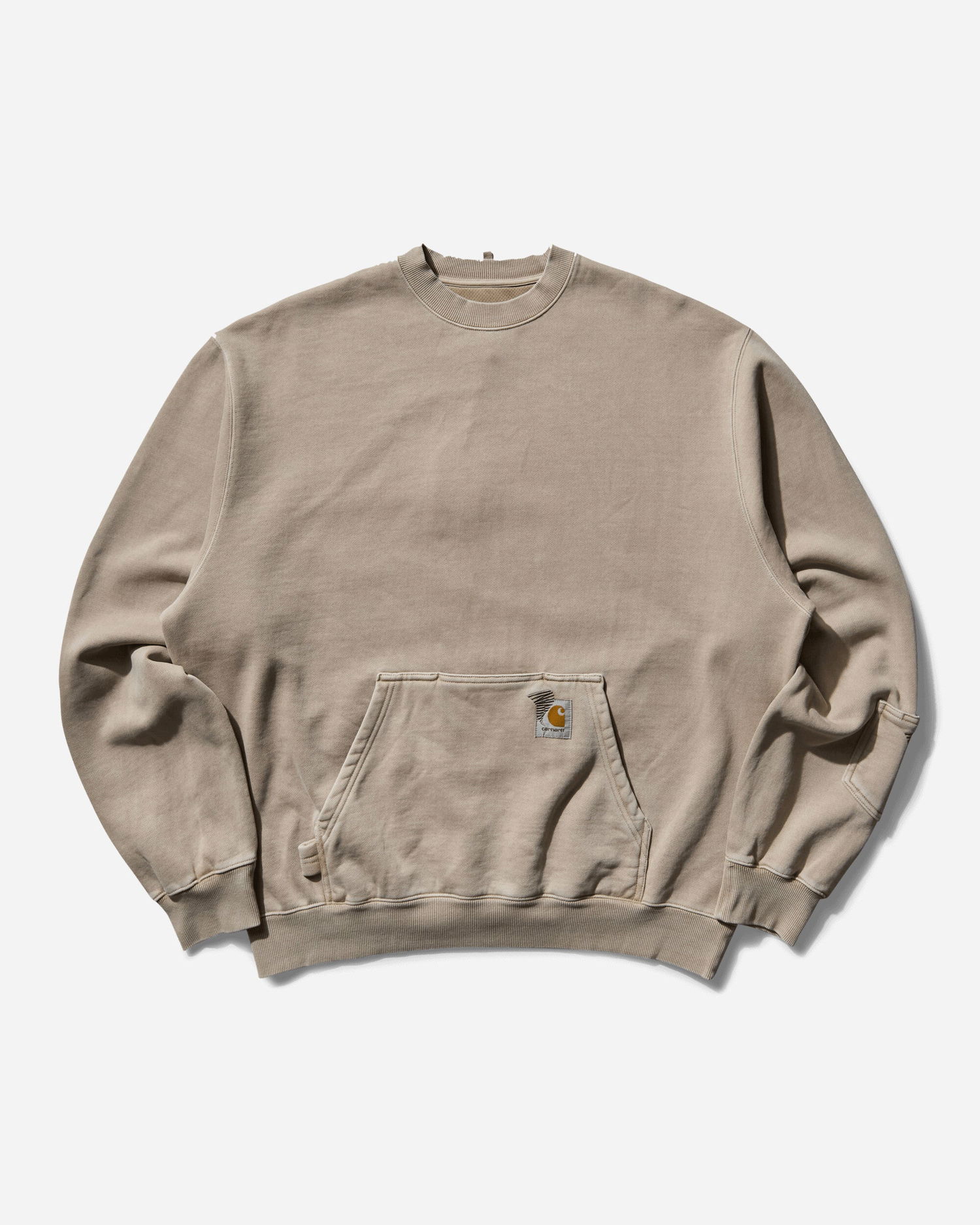 Sweatshirt Carhartt WIP Pigment Dyed Sweatshirt Beige | A242061 2YPPG, 1