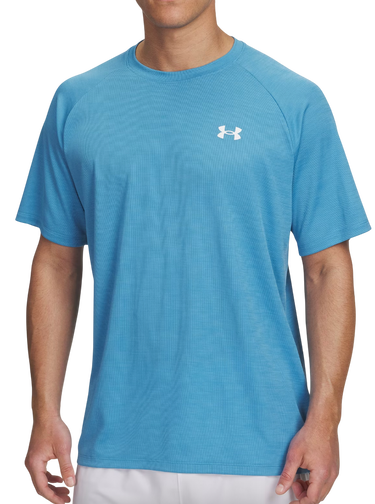 T-shirt Under Armour Tech Textured Short Sleeve T-Shirt Blå | 1382796-453, 0