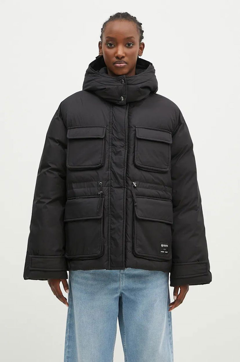 Pufferjacka Samsoe Samsoe Oversize Puffer Jacket Svart | F24300003