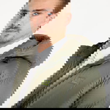 Pufferjacka Emporio Armani Mountain Polar Big Logo Hooded Puffer Jacket Grön | 7M000694AF15956U8142, 1