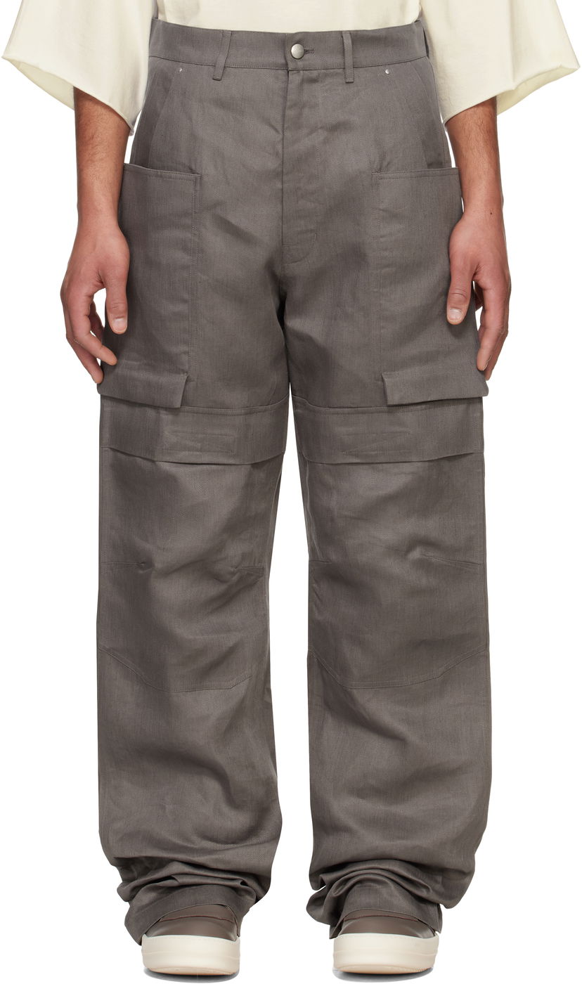 Cargo byxor Rick Owens Rick Owens Hollywood Stefan Cargo Pants Grå | RU01E5346 TWL