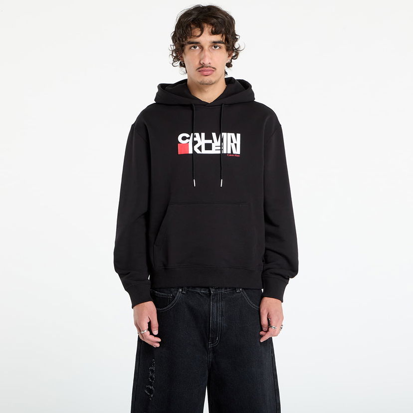 Sweatshirt CALVIN KLEIN Calvin Klein Jeans Men's Terry Hoodie Svart | LV04RD258G UB1