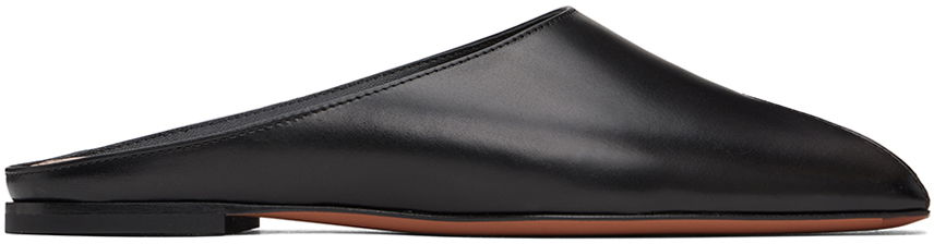 Kläder Alaïa ALAÏA Spike Flat Open Mules Svart | AA3M088CK122, 0