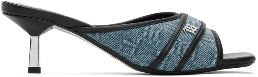 Tillbehör MISBHV MISBHV Sasha Slip-On Heeled Sandals Blå | 240BW903
