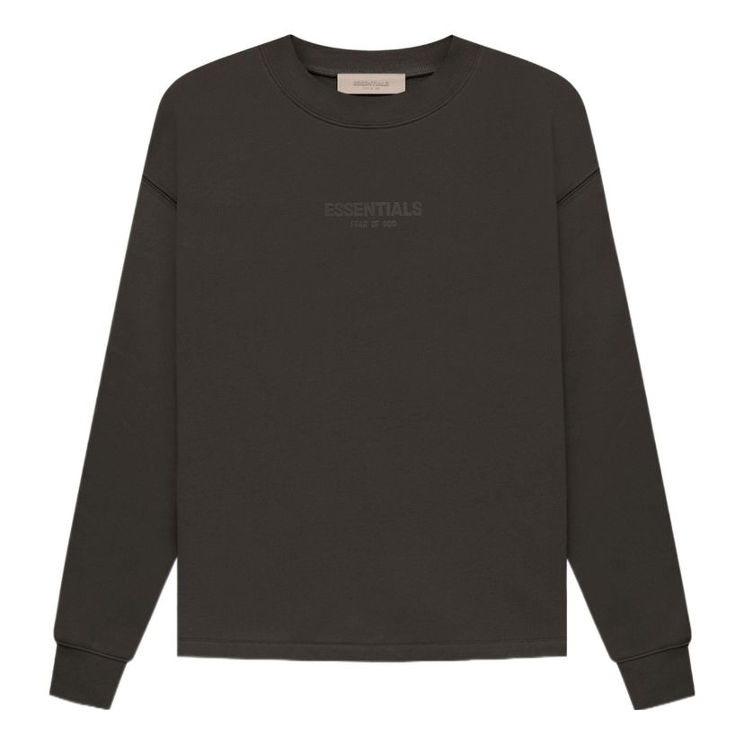 Sweatshirt Fear of God Essentials Relaxed Crewneck Sweatshirt Svart | FOG-FW22-644