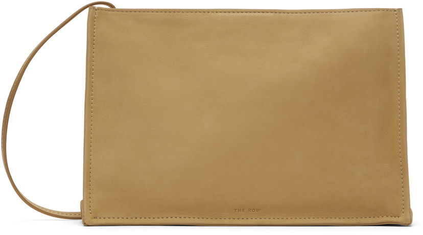 Axelväska The Row The Row Large To Go Crossbody Bag Beige | W1758-L81