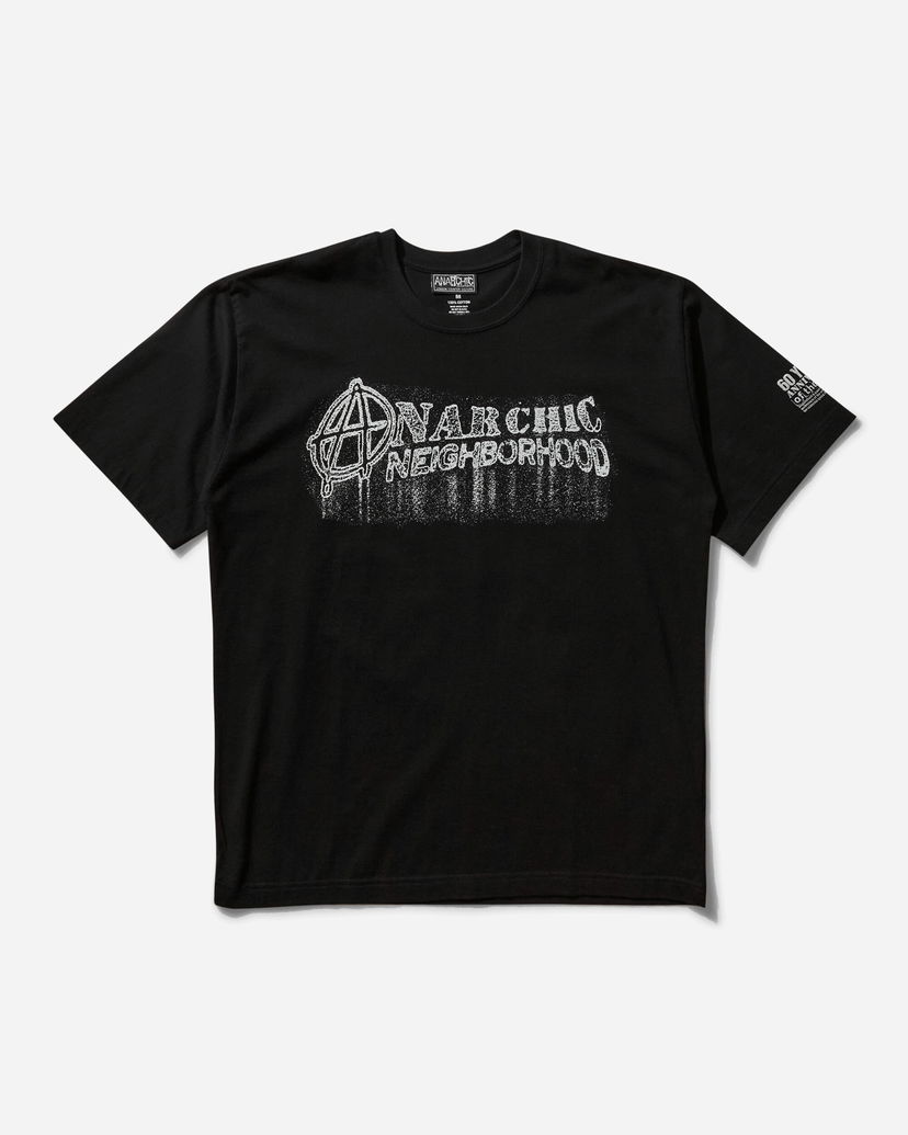 T-shirt Neighborhood Anarchic Adjustment SS-2 T-Shirt Svart | 242PCAJN-ST02S BK