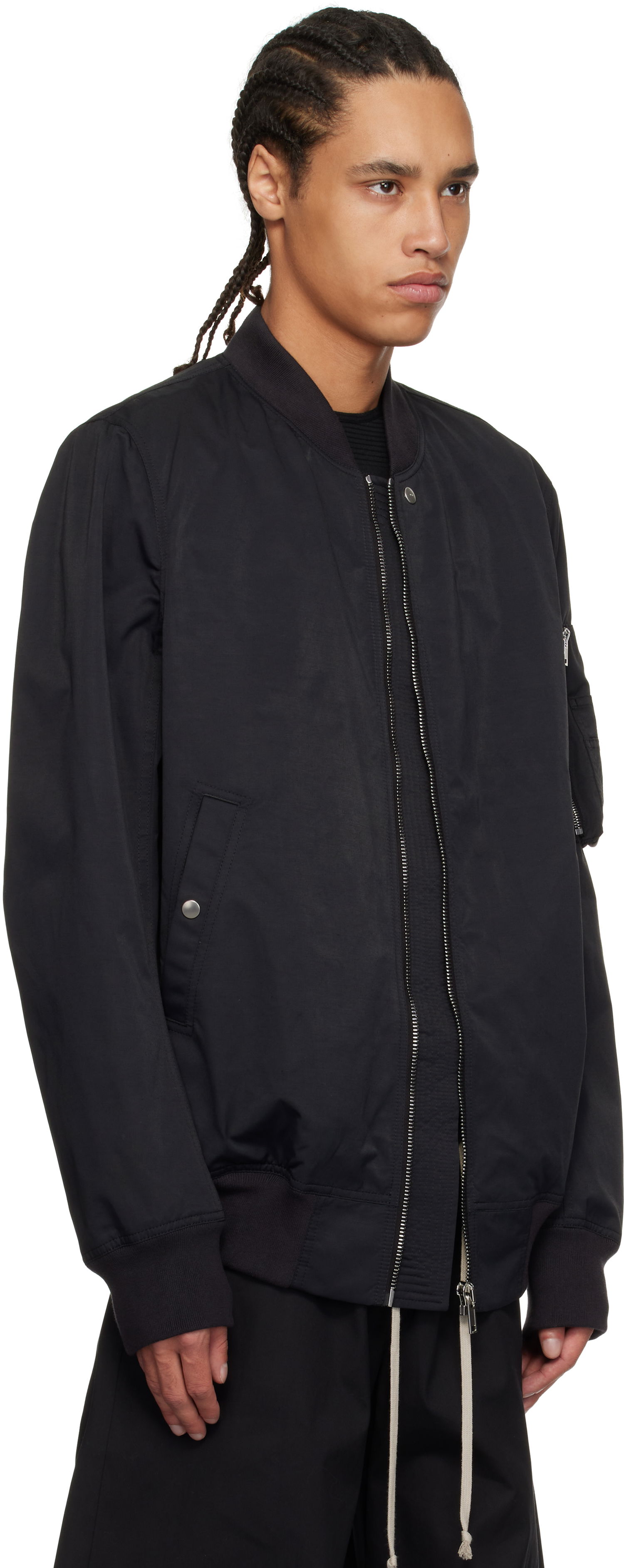 Bomberjacka Rick Owens Rick Owens DRKSHDW Hollywood Classic Flight Bomber Jacket Svart | DU01E3774 MU, 1