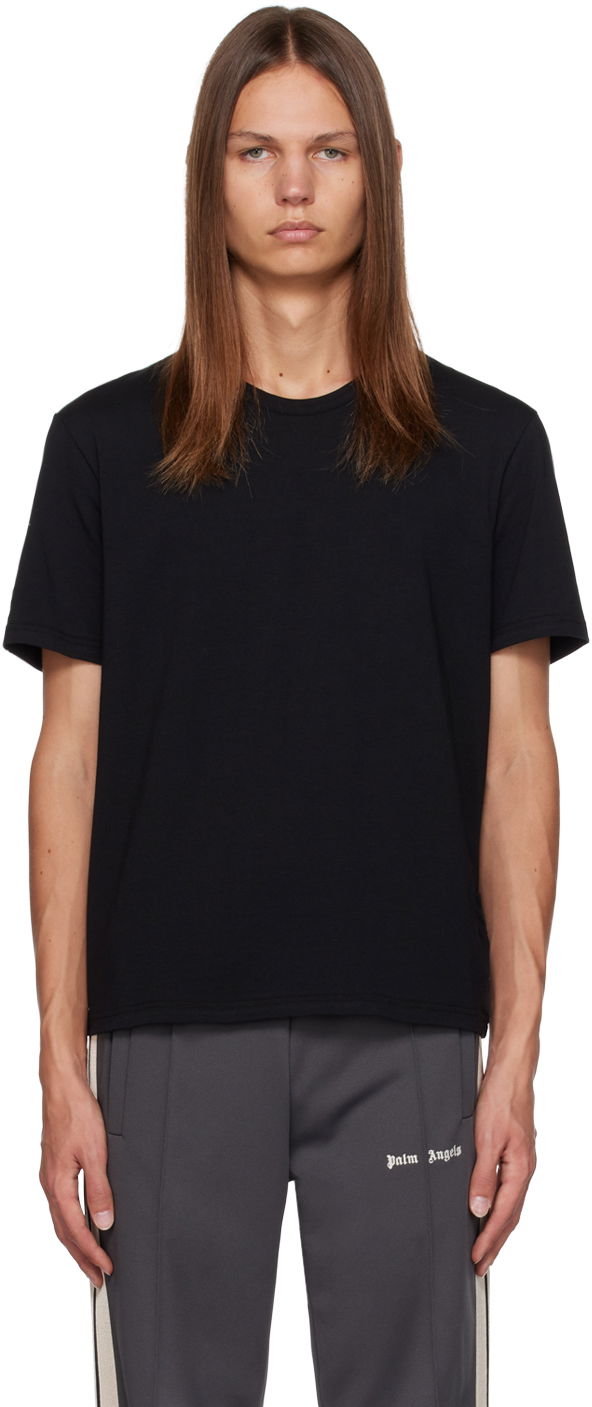 T-shirt Palm Angels Three-Pack Black Svart | PMUG003C99FAB0011010