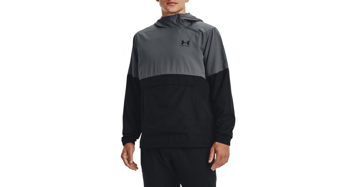 Vindjacka Under Armour Woven Asymmetrical Zip Pullover Jacket Grå | 1370500-012, 1